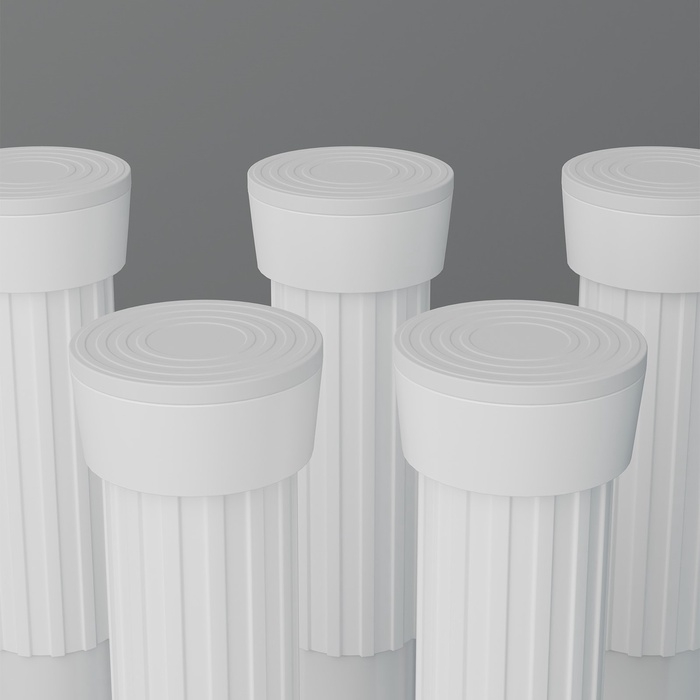 Карниз для ванной Доляна, телескопический, d=3,2 см, 70-120 см, цвет белый Карниз для ванной Доляна, телескопический, d=3,2 см, 70-120 см, цвет белый