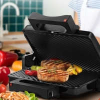 Электрогриль для дома со съемными панелями КТ-3698 - 2000 Вт Электрогриль для дома со съемными панелями КТ-3698 - 2000 Вт