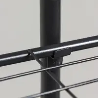 Подставка для цветов Greengo, 6 полок, 44&times;22&times;105 см, напольная, металл, тёмно-серая