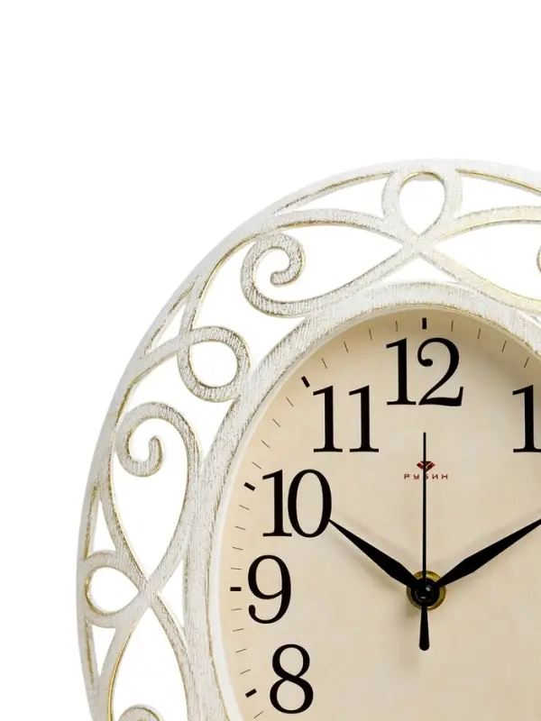 Часы настенные интерьерные &laquo;Витки&raquo;, бесшумные, плавный ход, 31&times;26 см