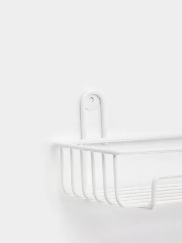 Полка для ванной 29*12,5*10 см, цвет белый Полка для ванной 29*12,5*10 см, цвет белый