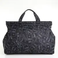 Сумка дорожная на молнии, наружный карман, длинный ремень, чёрная