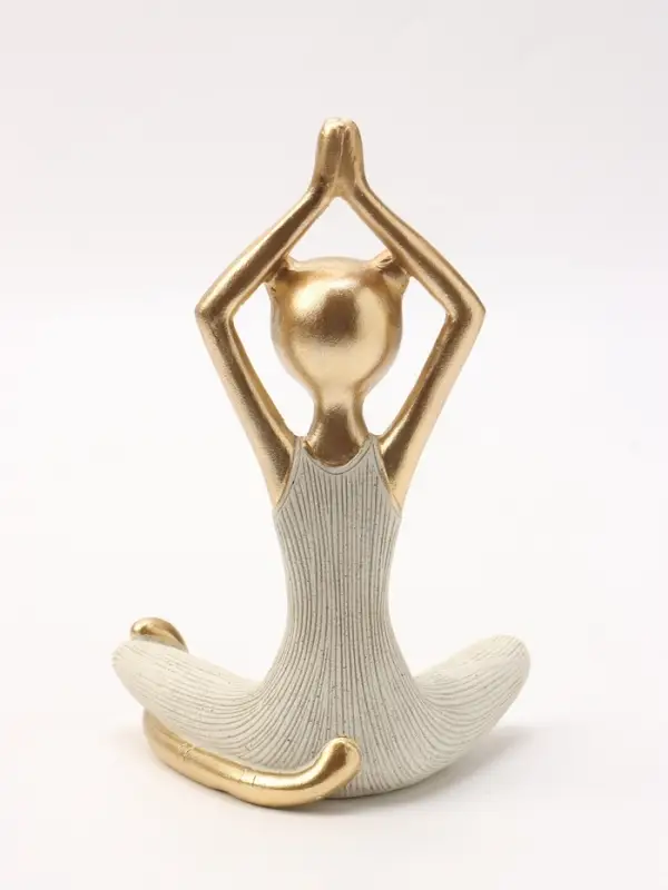 Фигура интерьерная &laquo;Кошка - йогиня&raquo;, 13&times;9.5&times;20.3 см