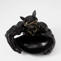 Подставка фигурная "Бульдог-качок" 17х26х15 см