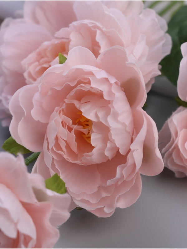 Цветы искусственные "Пион галант колор" 74х10 см, розовый