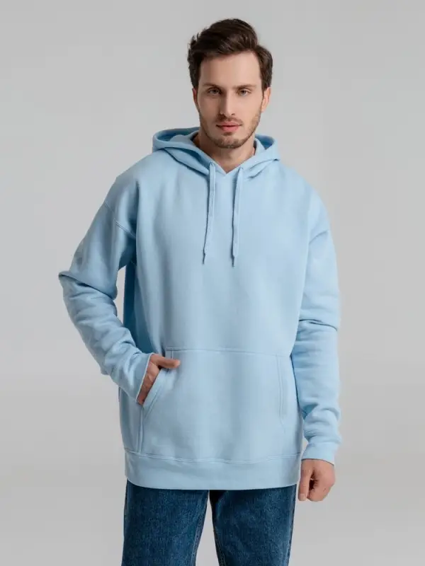 Толстовка с капюшоном Slam 320 голубая, размер XS Толстовка с капюшоном Slam 320 голубая, размер XS