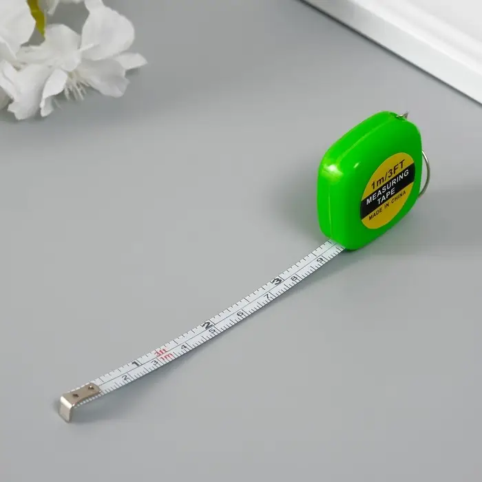 Рулетка-брелок для ключей на кольце «Эксперт», 1 метр, 3.5×3.5 см, МИКС Рулетка-брелок для ключей на кольце «Эксперт», 1 метр, 3.5×3.5 см, МИКС