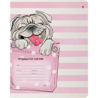 Тетрадь школьная 12 л., кос.лин. КАРМАННЫЕ ЖИВОТНЫЕ в ассорт., 7-12-936/3