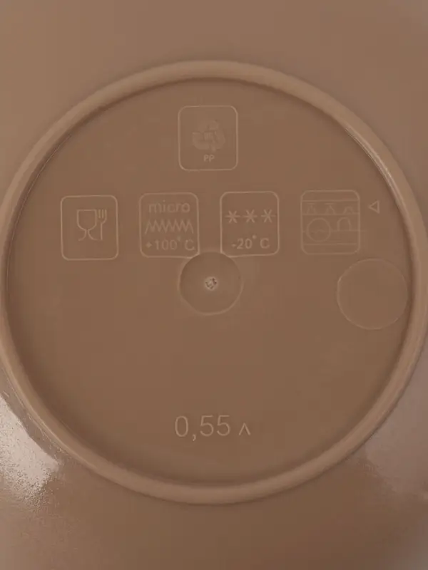 Салатник с крышкой Giaretti Vanilla, 1.7 л, пластик, МИКС