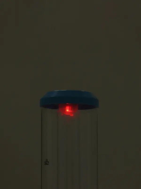 Башня пивная TowerRocket, колба 3 л, ёмкость для льда, подсветка, пластик, голубая