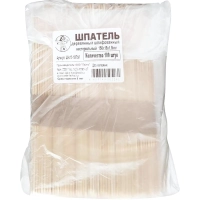 Шпатель терапев. дерев. нестер. 150х18х1,8, ШНс15-100ПэК,100шт/уп