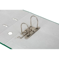 Папка-регистратор с арочн.мех.Комус Экономи 80мм,зелая,ПБП1,карм.кор,мет.уг