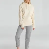 Толстовка с капюшоном унисекс Hoodie, светло-желтая, размер S