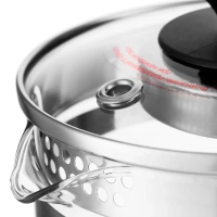 Чайник электрический стеклянный с подсветкой КТ-6119 - 1.7 л Чайник электрический стеклянный с подсветкой КТ-6119 - 1.7 л