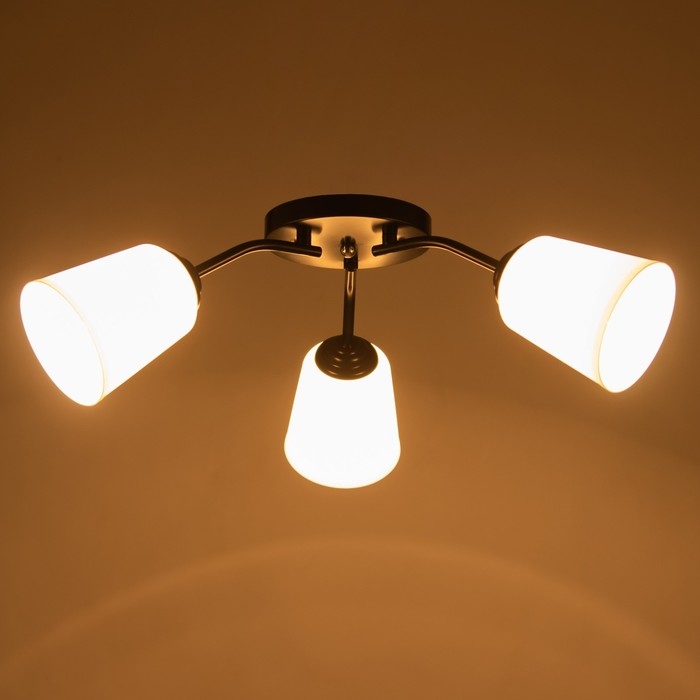 Люстра Люстра "Онлайн" (цилиндр) 3х15Вт Е27 МОДЕЛЬ: BR 00230 черный/белый