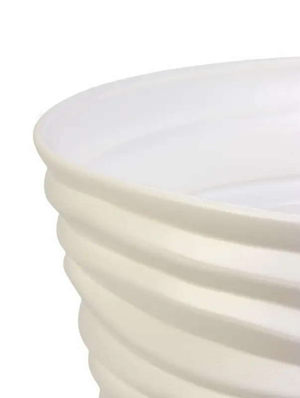 Кашпо для цветов &laquo;Дюна&raquo;, 50 л, d=45 см, h=45 см, пластиковое, белое