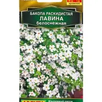 Семена цветов Бакопа раскидистая Лавина белоснежная (драже в пробирке) Золотая серия, Ц/П,3 шт. 109 Семена цветов Бакопа раскидистая Лавина белоснежная (драже в пробирке) Золотая серия, Ц/П,3 шт. 109