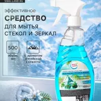 Средство для мытья стекол Мой выбор, &laquo;Альпийская свежесть&raquo;, 500 мл