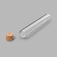 Набор баночек для хранения бисера, d=2.2&times;12 см, 36 мл, 5 шт., в контейнере, 13.5&times;13.5&times;3.5 см