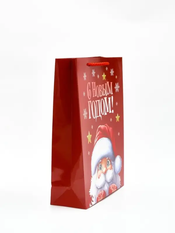 Пакет подарочный «Новогодняя сказка», с ободком, 31 × 11 × 40 см Пакет подарочный «Новогодняя сказка», с ободком, 31 × 11 × 40 см