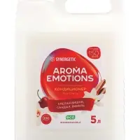 Кондиционер для белья парфюмированный SYNERGETIC вишня, сандал, ваниль, 5 л