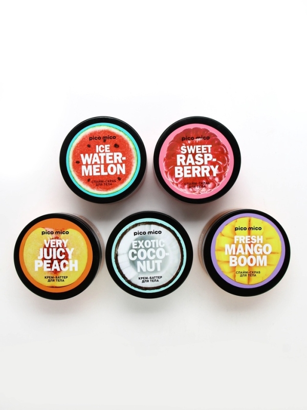 Скраб-слайм для тела Fresh mango boom, питание и увлажнение, с ароматом манго, 250 г, PICO MICO Скраб-слайм для тела Fresh mango boom, питание и увлажнение, с ароматом манго, 250 г, PICO MICO