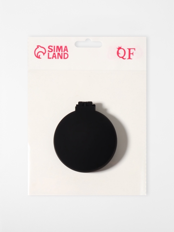 Расчёска массажная «Классика», складная, с зеркалом, 7×2.5 см, матовая, чёрная Расчёска массажная «Классика», складная, с зеркалом, 7×2.5 см, матовая, чёрная