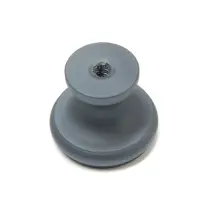 Ручка-кнопка CAPPIO PK321, d=24 мм, цвет графит, 8 шт.