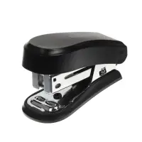 Степлер ErichKrause Clippy mini Classic, №24/6, 26/6, до 15 листов, чёрный