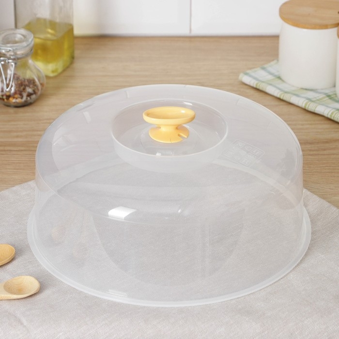 Крышка для СВЧ, d=27 см, цвет МИКС Крышка для СВЧ, d=27 см, цвет МИКС