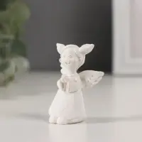 Фигурка полистоун &laquo;Девочка ангел с двумя хвостиками&raquo;, белый, 3.5&times;3&times;5.5 см, МИКС