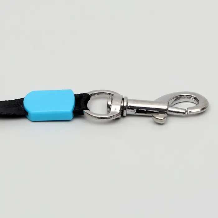 Рулетка &laquo;Цветы&raquo;, 3 м, до 10 кг, голубая