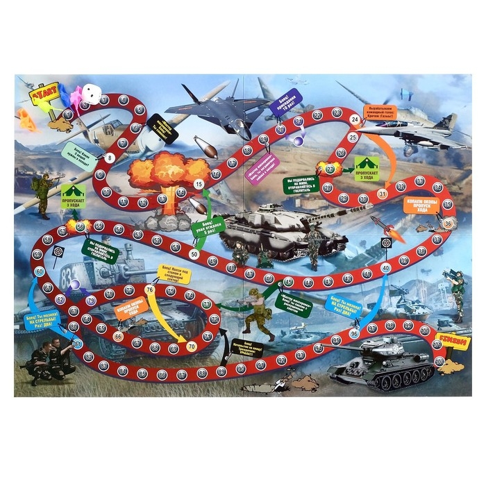 Игра-ходилка «Танки и авиация» Игра-ходилка «Танки и авиация»