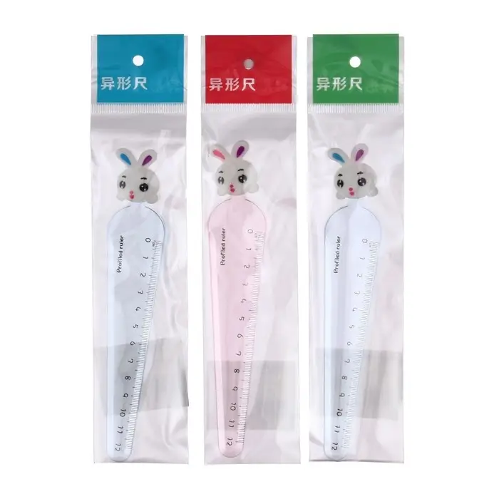 Линейка 12 см Линейка 12 см "Кролик", МИКС
