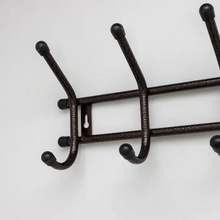 Вешалка настенная &laquo;Уют 7&raquo;, 7 крючков, медный антик