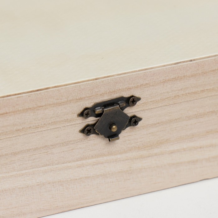 Шкатулка дерево под роспись Шкатулка дерево под роспись "Прямоугольная" 6х21,5х16,5 см