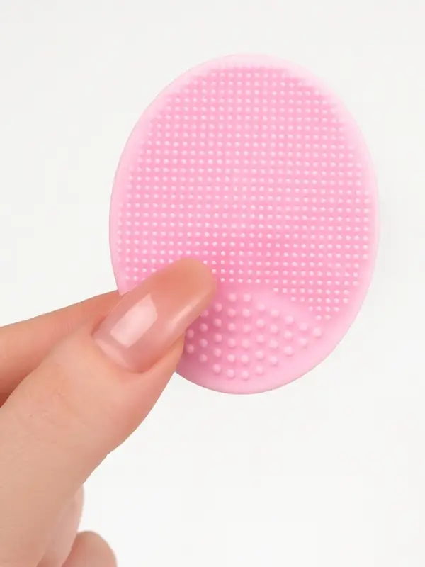 Щётка для умывания &laquo;Овал&raquo; на присоске, 6.3&times;5 см, МИКС