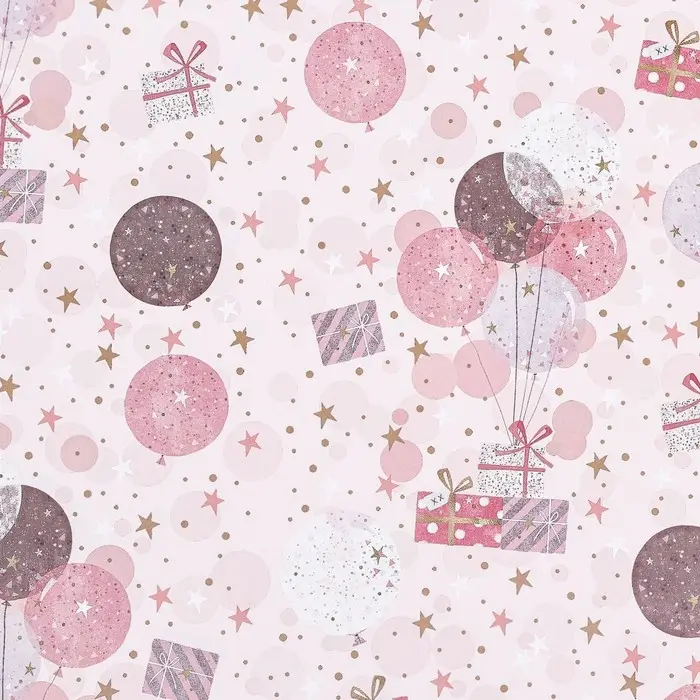 Бумага упаковочная, глянцевая «Поздравляем!», 40×60 см