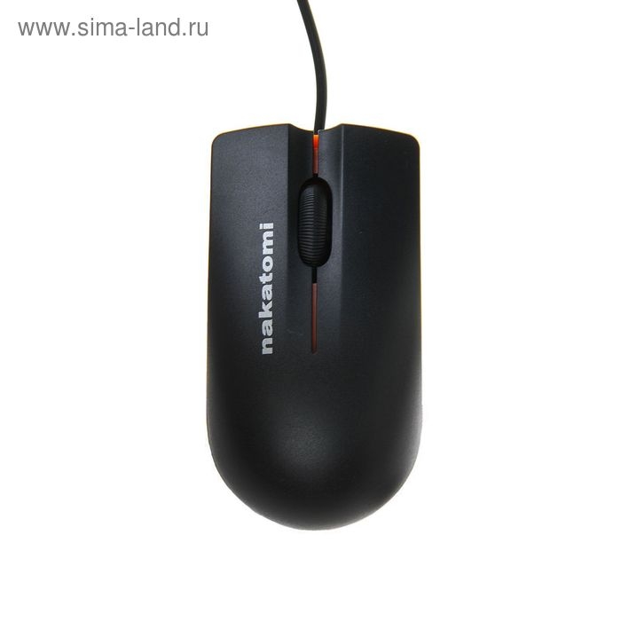 Мышь Nakatomi MON-03U Navigator, проводная, оптическая, 1200 dpi, USB, чёрная Мышь Nakatomi MON-03U Navigator, проводная, оптическая, 1200 dpi, USB, чёрная