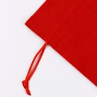 Мешочек подарочный в наборе 3 шт. &laquo;С Новым годом!&raquo;, с шильдиком, 20&times;30 см