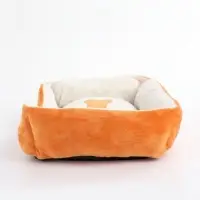 Лежанка-диван для животных&laquo;Косточка&raquo;, 50&times;40&times;15, оранжевая