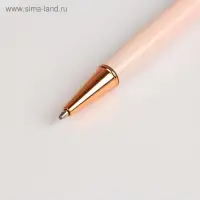 Ручка шариковая, синяя паста, 1.0 мм, с шейкером, металл &laquo;Ты совершенна&raquo;