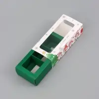 Коробка подарочная для 3 конфет &laquo;Гномики&raquo;, 13.3&times;3.3&times;5.8 см