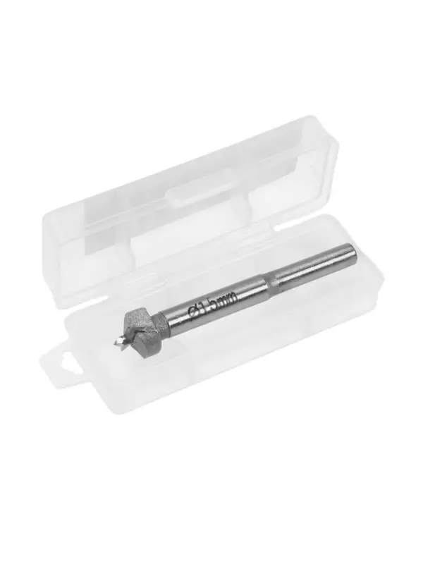 Сверло Форстнера ТУНДРА, твердосплавные пластины, цилиндрический хвостовик, 15 мм Сверло Форстнера ТУНДРА, твердосплавные пластины, цилиндрический хвостовик, 15 мм