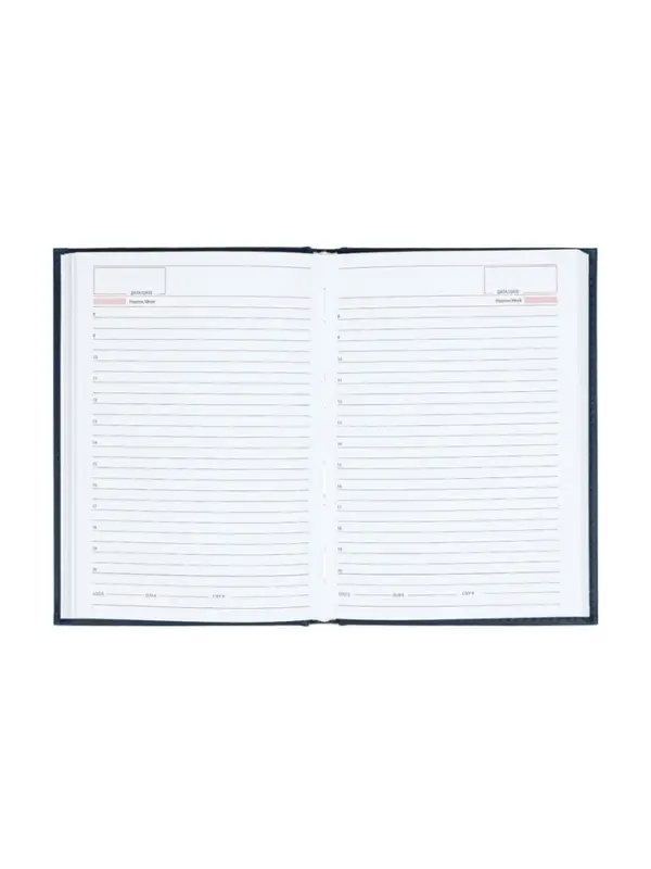 Ежедневник недатированный Calligrata. Vivella, А5, 160 листов, кожзам, тёмно-синий