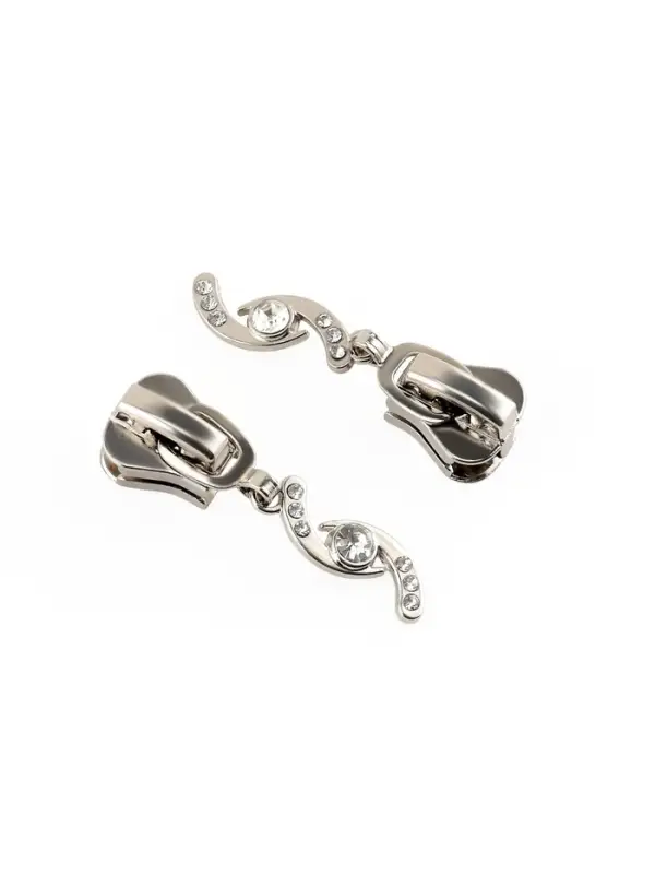 Бегунок для молнии &laquo;Трактор&raquo;, №8, &laquo;Сияние&raquo;, 10 шт., цвет никель