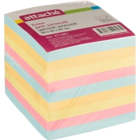 Блок для записей ATTACHE запасной 9х9х9 разноцветный 80г