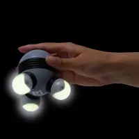 Ручной вибромассажер Spacy, серый с черным Ручной вибромассажер Spacy, серый с черным