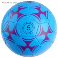 Футбольный мяч ONLYTOP, машинная сшивка, 32 панели, р. 5, PVC, МИКС