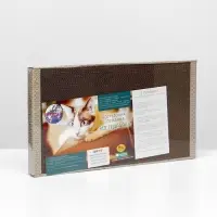 Домашняя когтеточка-лежанка для кошек, 56&times;30 см, гофрокартон